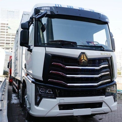 9.6 متر ساينو تراك HOWO صندوق شحن شاحنة MAX 330HP 6X2