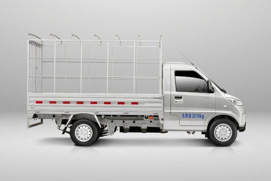300 كم المدى Wuling شاحنة صغيرة 60kw صف واحد شاحنة كهربائية نقية