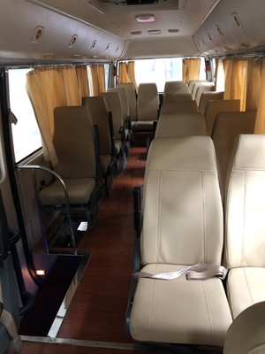 محرك 90kw 21 مقعدًا حافلة ركاب مستعملة Higer Coaster Toyota Coaster 2009 أداء جيد