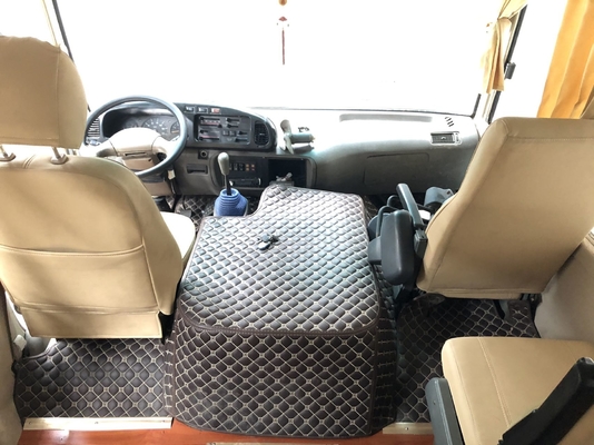 محرك 90kw 21 مقعدًا حافلة ركاب مستعملة Higer Coaster Toyota Coaster 2009 أداء جيد