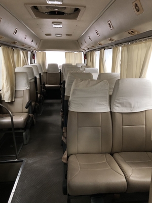 محرك 90kw 21 مقعدًا حافلة ركاب مستعملة Higer Coaster Toyota Coaster 2009 أداء جيد
