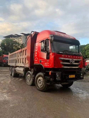 Hongyan Genlyon 8x4 قلابة شاحنة Fast 12JSD220T ناقل حركة