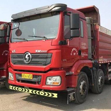 تستخدم M3000 Shacman Dump قلابة شاحنة 400HP FAST 12 Speed ​​Manual