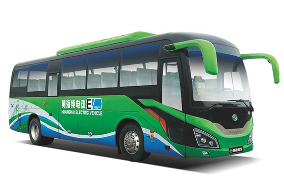 Huanghai 11m السيارات المستعملة 85 كم / ساعة الحافلة الكهربائية النقية 24-50 مقعدًا