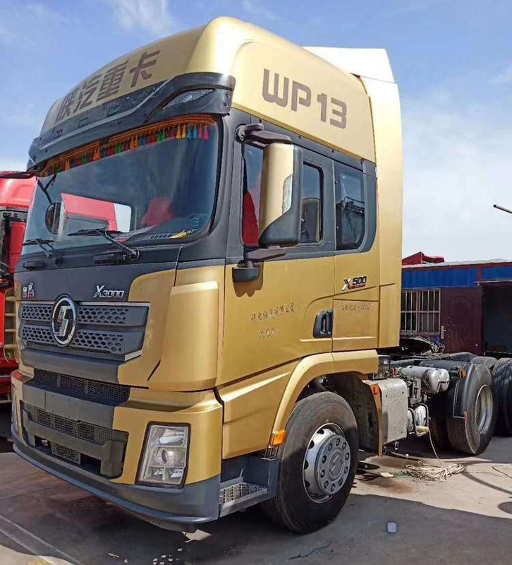 Weichai WP13.500E501 Shacman Tractor تستخدم شاحنات ثقيلة كتلة الجر 40 طن